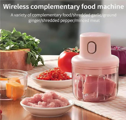 Wireless USB Rechargeable Food Chopper